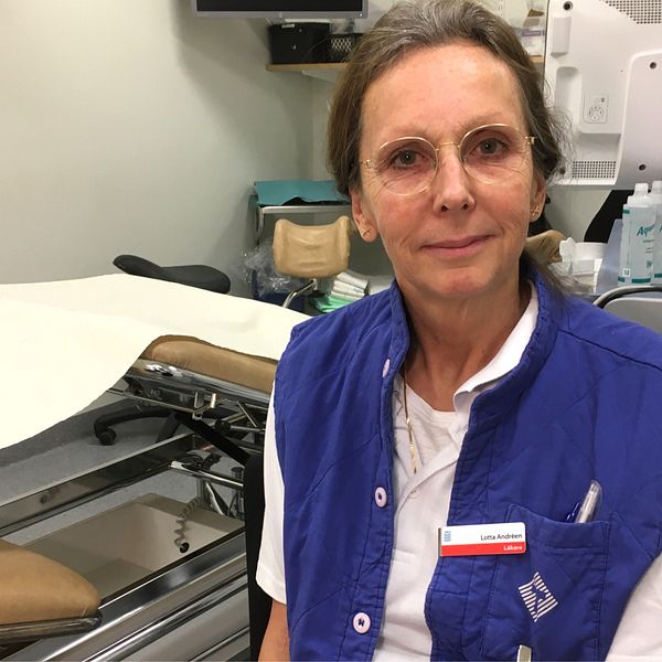 Lotta Andréen, läkare på kvinnokliniken i Sundsvall.