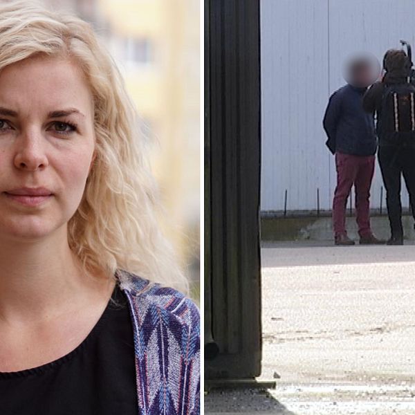 Ellinor Rostedt och SVT-kollegan Martin Hult Ogenblad nomineras till Sverigepriset för granskningen av den fuskande rut-företagaren i Blekinge.