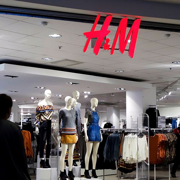 En H&M-butik i Stockholm.