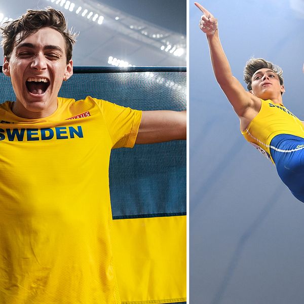 Armand Duplantis tävlande för Sverige.