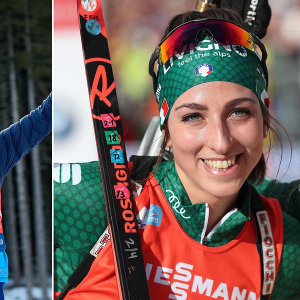 Hanna Öberg hyllas av sina italienska konkurrenter Dorothea Wierer och Lisa Vittozzi.