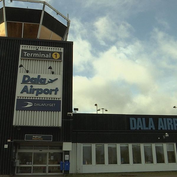 Entrén på DalaAirport i Borlänge.