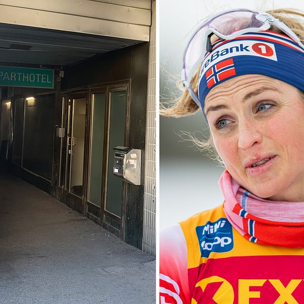 Therese Johaug och Norges hotell under världscuptävlingarna i Lahtis.