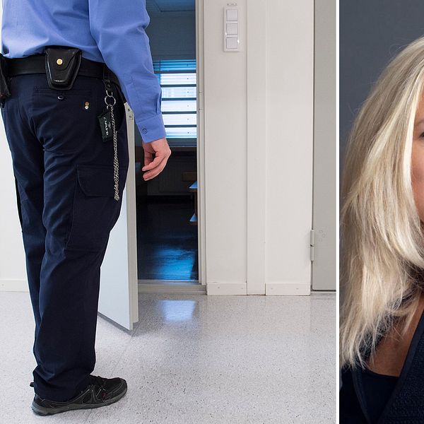 ”Jag kan för mitt liv inte förstå varför vi inte låter anhöriga lämna in pengar under kontrollerade former om man nu menar att syftet är att motverka penningtvätt”, säger försvarsadvokat Anna Dahlbom Langley. Bilden till höger visar en cell i Kronobergshäktet.