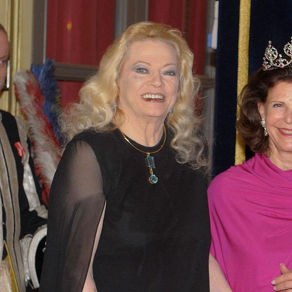 Anita Ekberg träffade drottning Silvia i samband med ett statsbesök i Italien 2009.