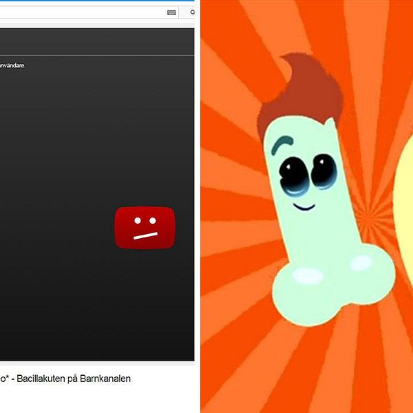 Youtube sätter åldergräns på SVT:s snipp- och snoppvideo: ”Olämpligt för vissa.”