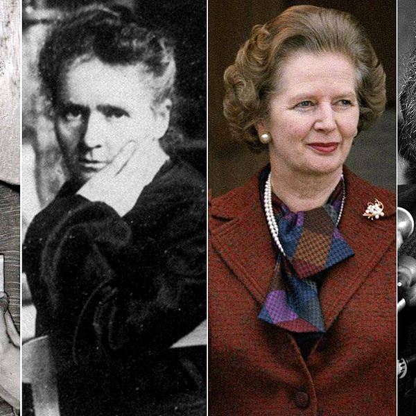Rosa Parks, Marie Curie, Margaret Thatcher och Golda Meir är några historiskt viktiga kvinnor som knappt nämns i historieböckerna.