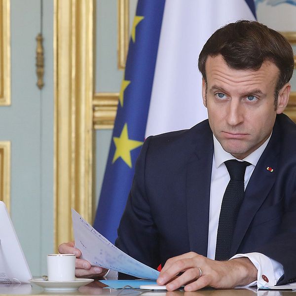 Frankrikes president Emmanuel Macron
