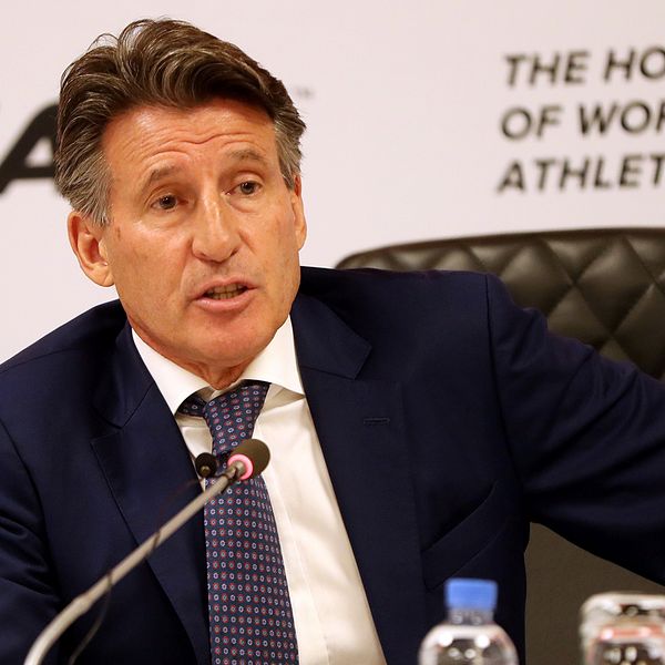 Sebastian Coe, ordförande i World Atheltics.