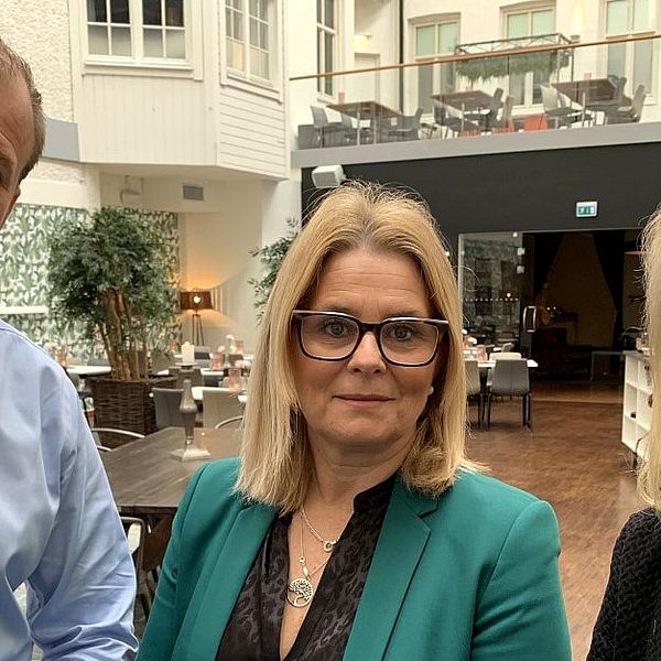 Hotelldirektörerna Henrik Sundquist, Lena Malmberg och Anna Sundenhammar