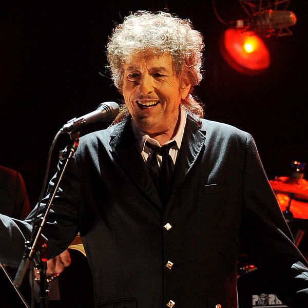 Bob Dylan under en konsert i Los Angeles 2012.