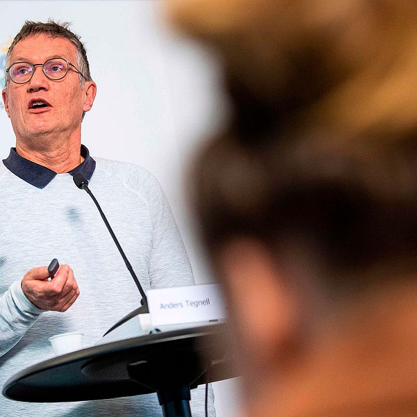 Anders Tegnell på FHM, som får sig en känga på DN Debatt