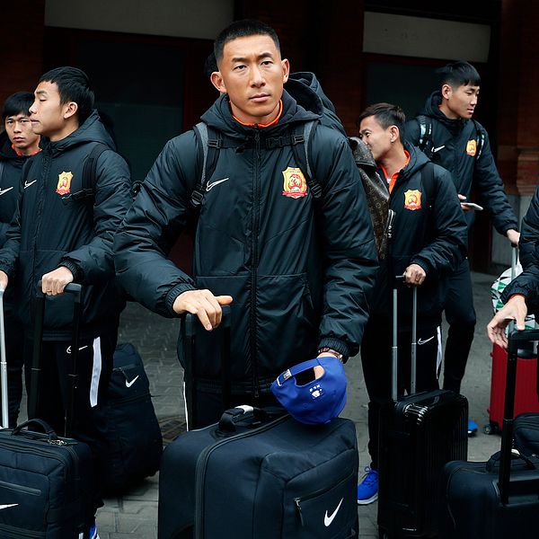 Spelarna i Wuhans fotbollslag har fått återvända till hemstaden. Arkivbild.