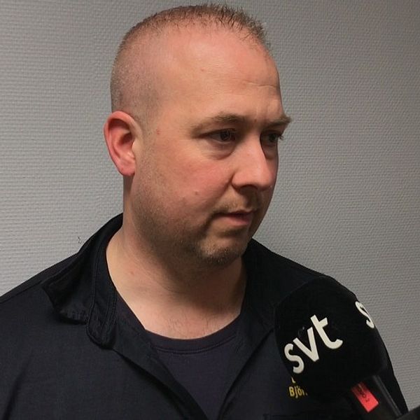 Björn Johansson från Räddningstjänsten