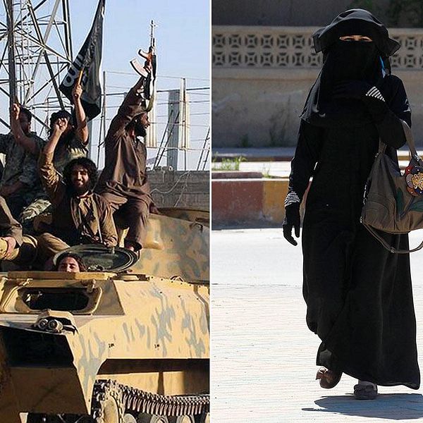 Irakisk kvinna i Raqqa.