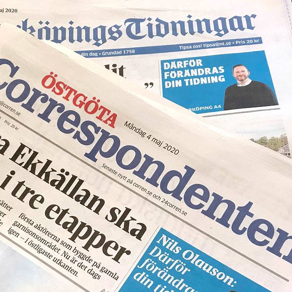 NTM Norrköpings tidningar östgöta correspondenten corren