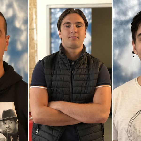 Porträtt på unga män som deltar i uttagningen till filmrollen som Zlatan Ibrahimović