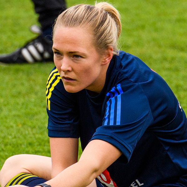 Chelseas Magdalena Eriksson i svenska landslaget.