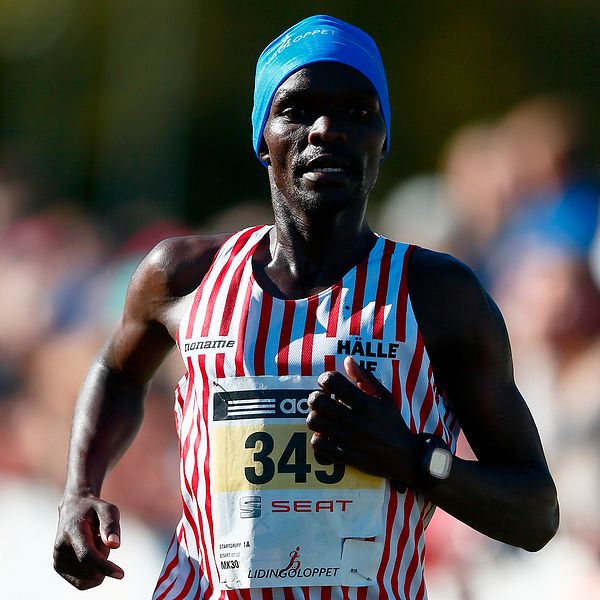 Japhet Kipkorir i Lidingöloppet, som han vunnit tre gånger.