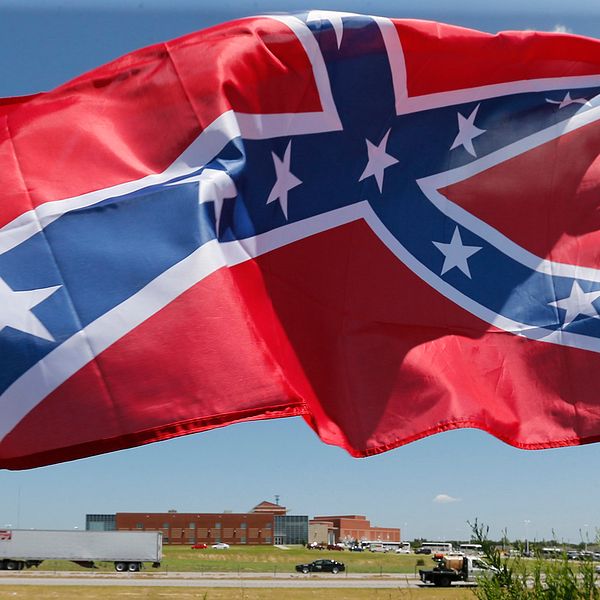 The Confederate flag, sydstatsflaggan.