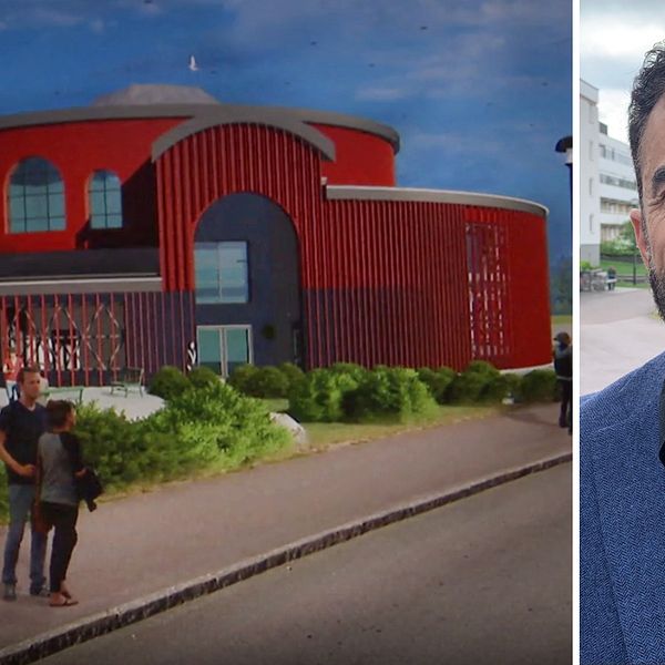 Rauf Ahmadi från Islamiska kulturföreningen i Karlstad hoppas att moskén kan stå klar inom ett år.