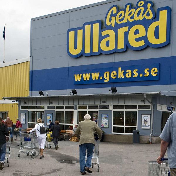 En bild på Gekås i Ullared.
