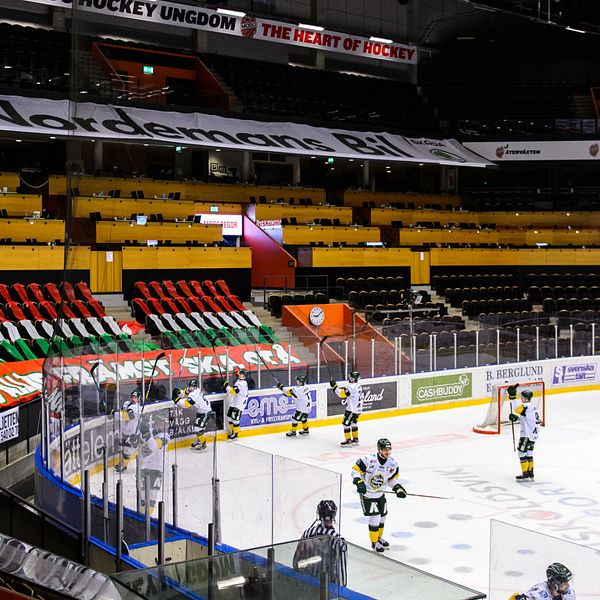 Match i hockeyallsvenskan mellan Modo och Björklöven