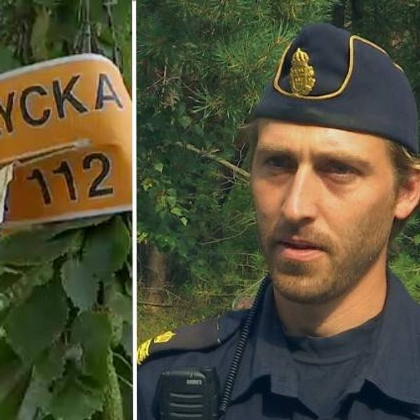 Polisen Pontus Remdal ansvarar för vildvårdsfrågor i Halland.