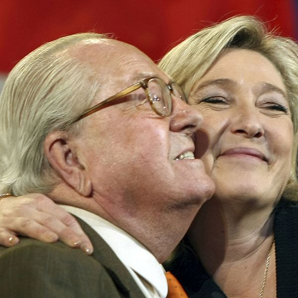 Nu är förhållandet sämre mellan Jean-Marie och Marine Le Pen