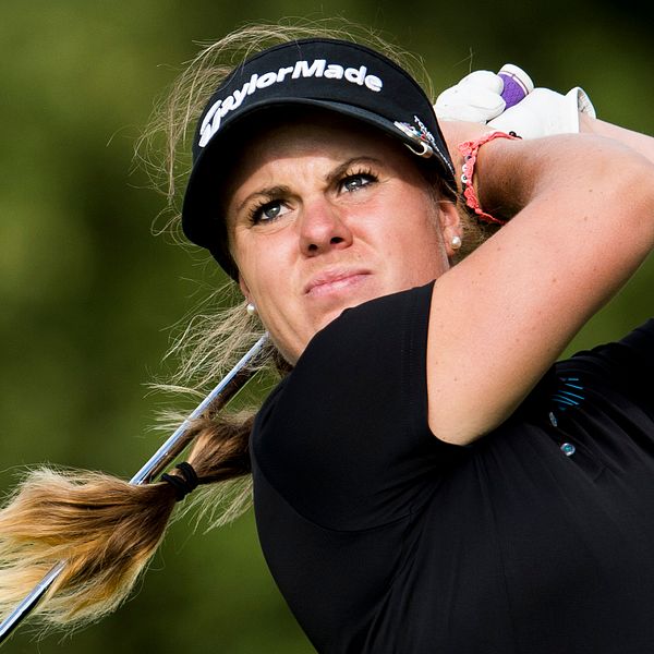 Daniela Holmqvist under Helsingborg Open. Arkivbild.