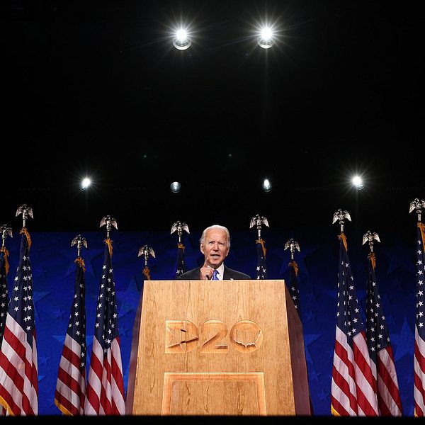 Demokraternas presidentkandidat Joe Biden den 20 augusti 2020.