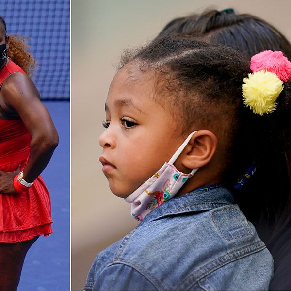 Serena Williams tycker att det är jobbigt att inte kunna ägna all sin tid åt dottern Olympia.