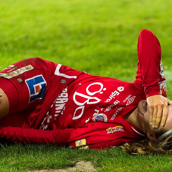 Heidi Kollanen skadade knät i fredagens match mot Växjö.