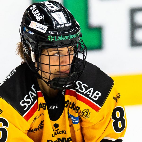 Luleås Michela Cava under ishockeymatchen i SDHL mellan HV71 och Luleå den 12 september 2020 i Jönköping.