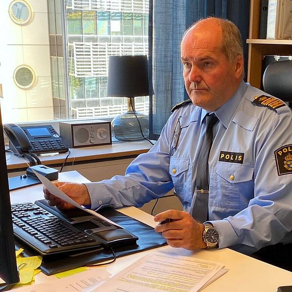 Thomas Nilsson, chef vid utredningsenheten och insatschef för Strålkastaren i regionen.