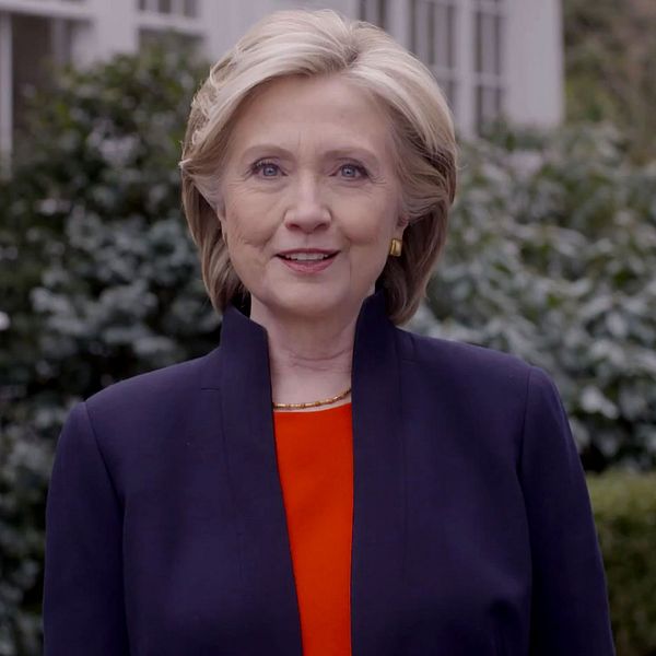 Ur videon där Hillary Rodham Clinton berättade att hon vill bli USA:s nästa ledare.