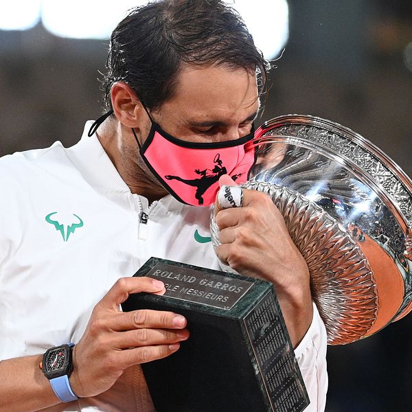 Rafael Nadal tog sin 13:e titel i Franska öppna.