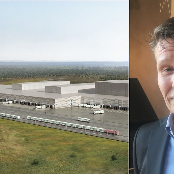 Coop är i färd med att bygga ett nytt lager i Eskilstuna logistikpark. Hör Örjan Grandin, vd för Coop logistik, berätta varför företaget valde just Eskilstuna.
