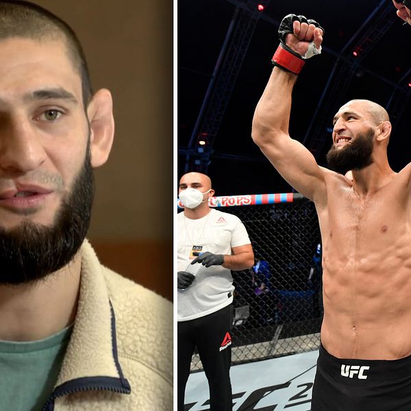 MMA-fajtern Khamzat Chimaev, 26, har gjort kometkarriär i UFC.