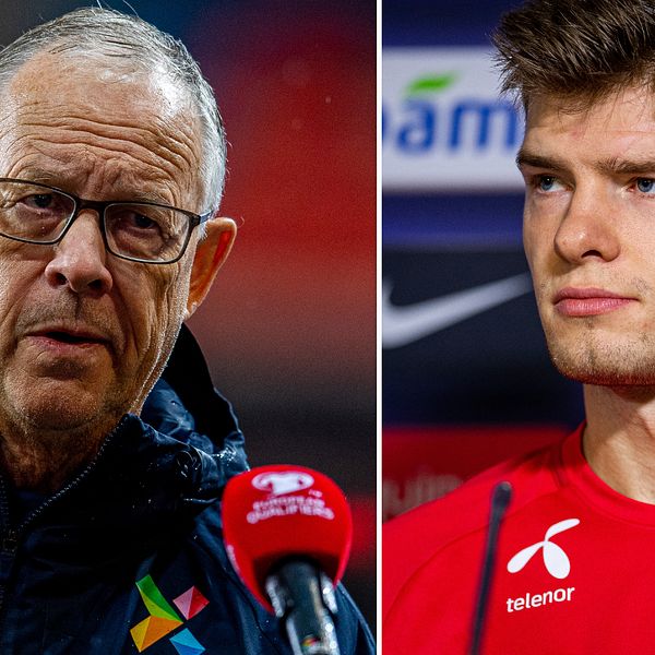 Lars Lagerbäck berättar om dispyten med Alexander Sørloth.