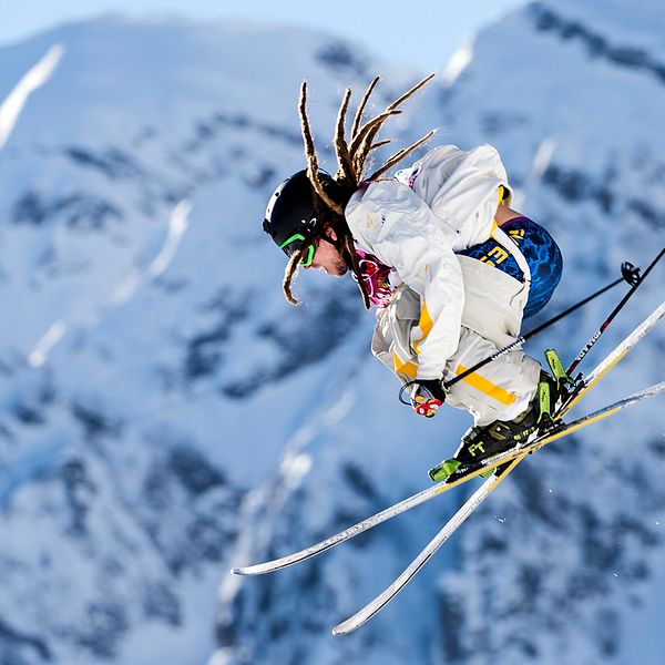 Sveriges Henrik Harlaut under ett kval i Sotji 2014.