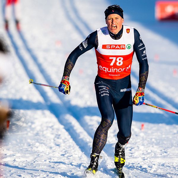 Doldisen Mikael Gunnulfsen skrällvann i Beitostölen.