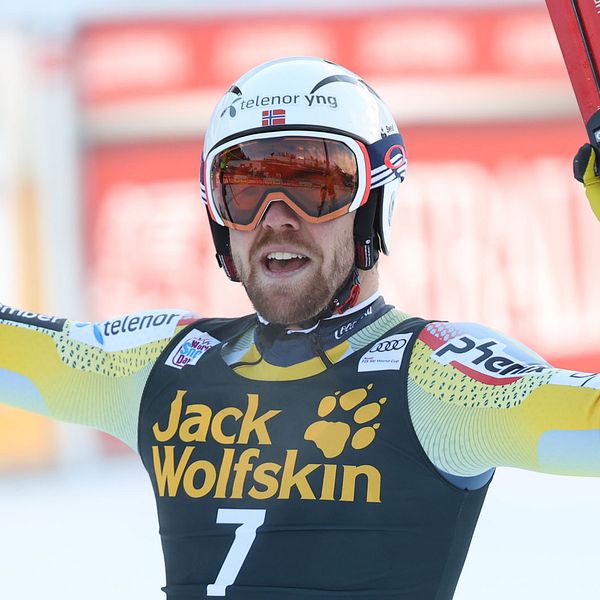 Aleksander Aamodt Kilde vann herrarnas störtlopp i Val Gardena.