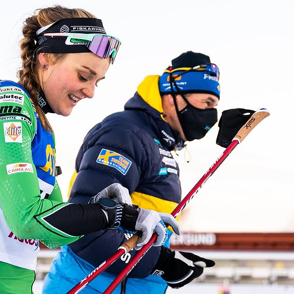 Stina Nilsson under ATG-sprinten i Östersund.