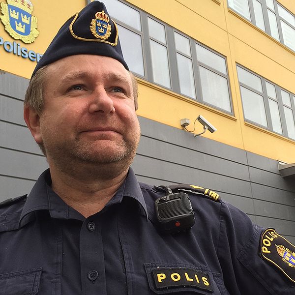 Kommunpolis Scott Goodwin i Växjö
