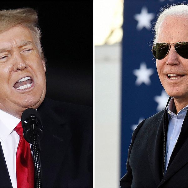 Biden och Trump.