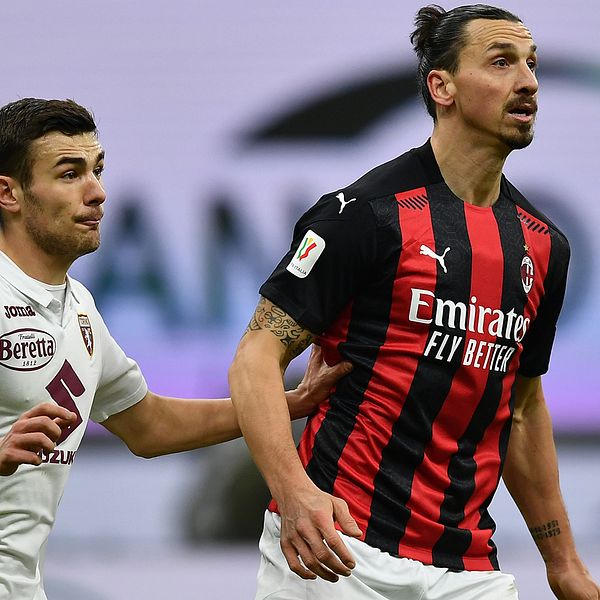 Zlatan Ibrahimovic byttes ut tidigt mot Torino.