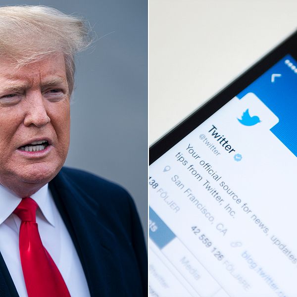 Donald Trump var väldigt aktiv på Twitter under sin presidentperiod.