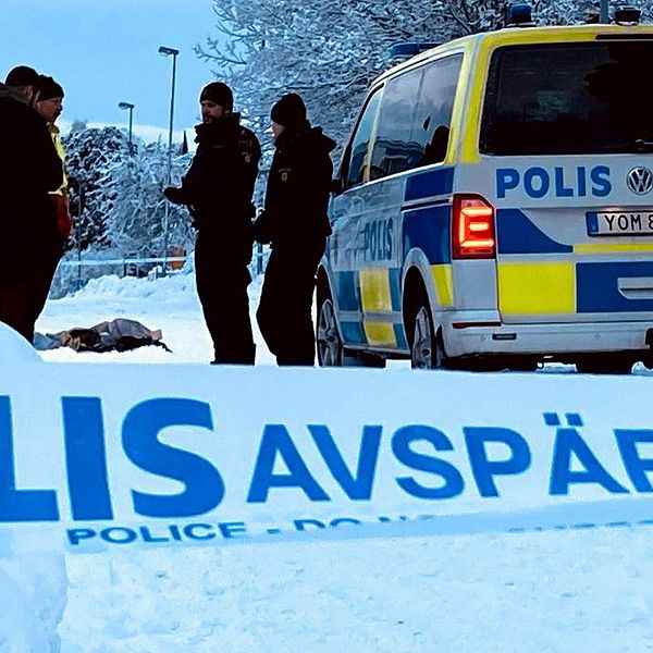 Polisinsats i Härnösand