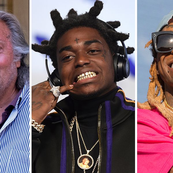 Steve Bannon, Kodak Black och Lil Wayne benådas av Donald Trump.